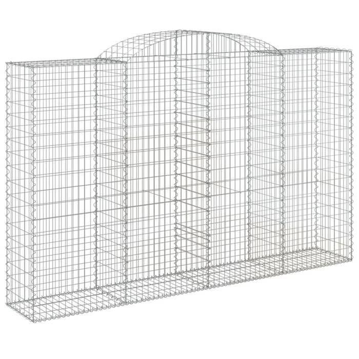 VidaXL Panier de Gabion, Cage à Gabion, Mur de Gabion, Panier à Pierre, Gabion pour Pierre Jardin Patio Extérieur, 153519