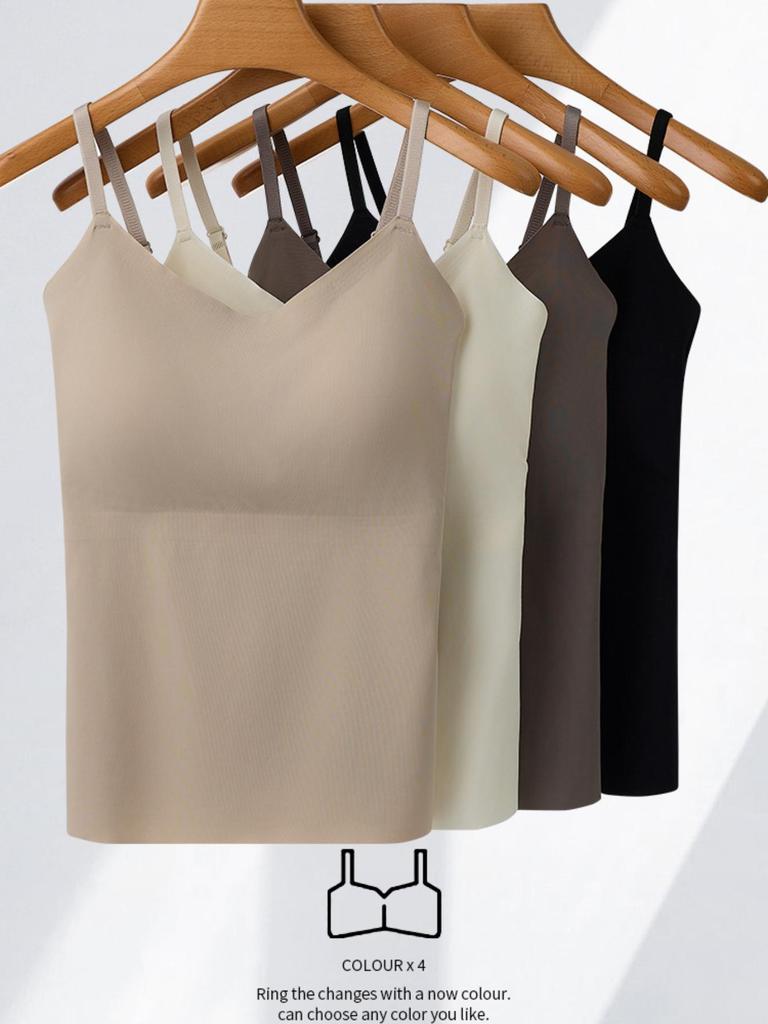 V Neck Knit Tank Top Straps Crop Tops Women Summer Camis Solid Color Yoga Camisole Fashion SportsTube Female Sleeveless Cropped Y2K Girl Clothes