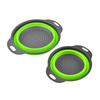 Foldable Silicone & PP Multifunctional Kitchen Drain Basket for Fruits & Vegetables