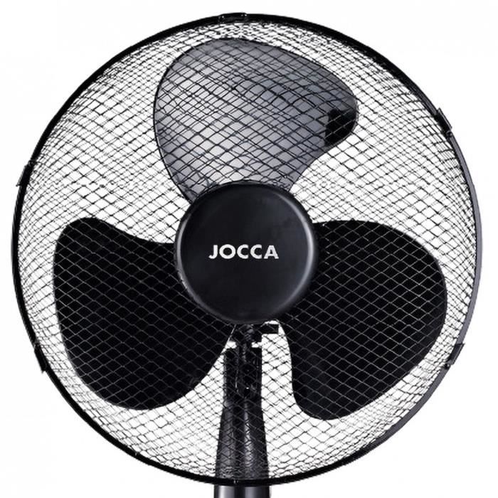 Ventilateur sur pied - jocca - 40 w - couleur noire - électrique - 60 db