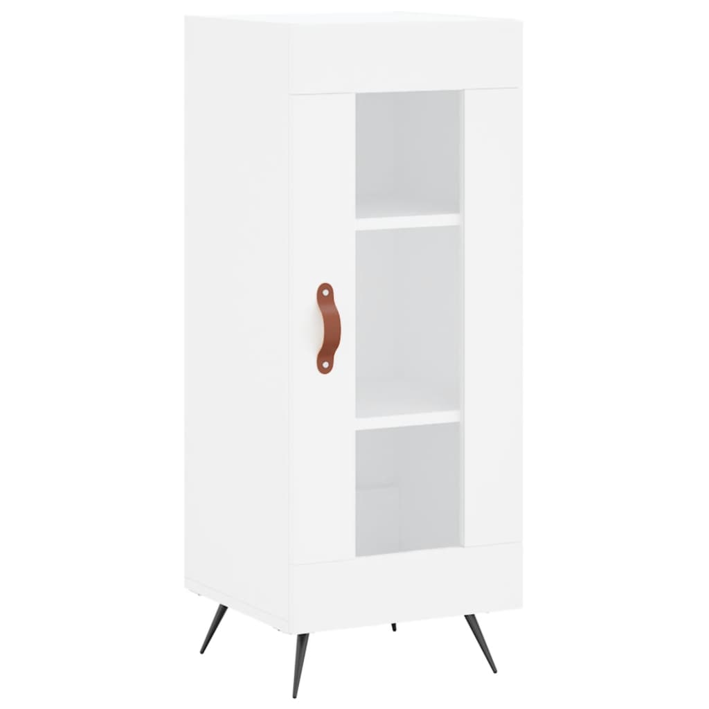 Vidaxl Cabinet, White, 34.5X34X90 Cm, Wood-Based Material