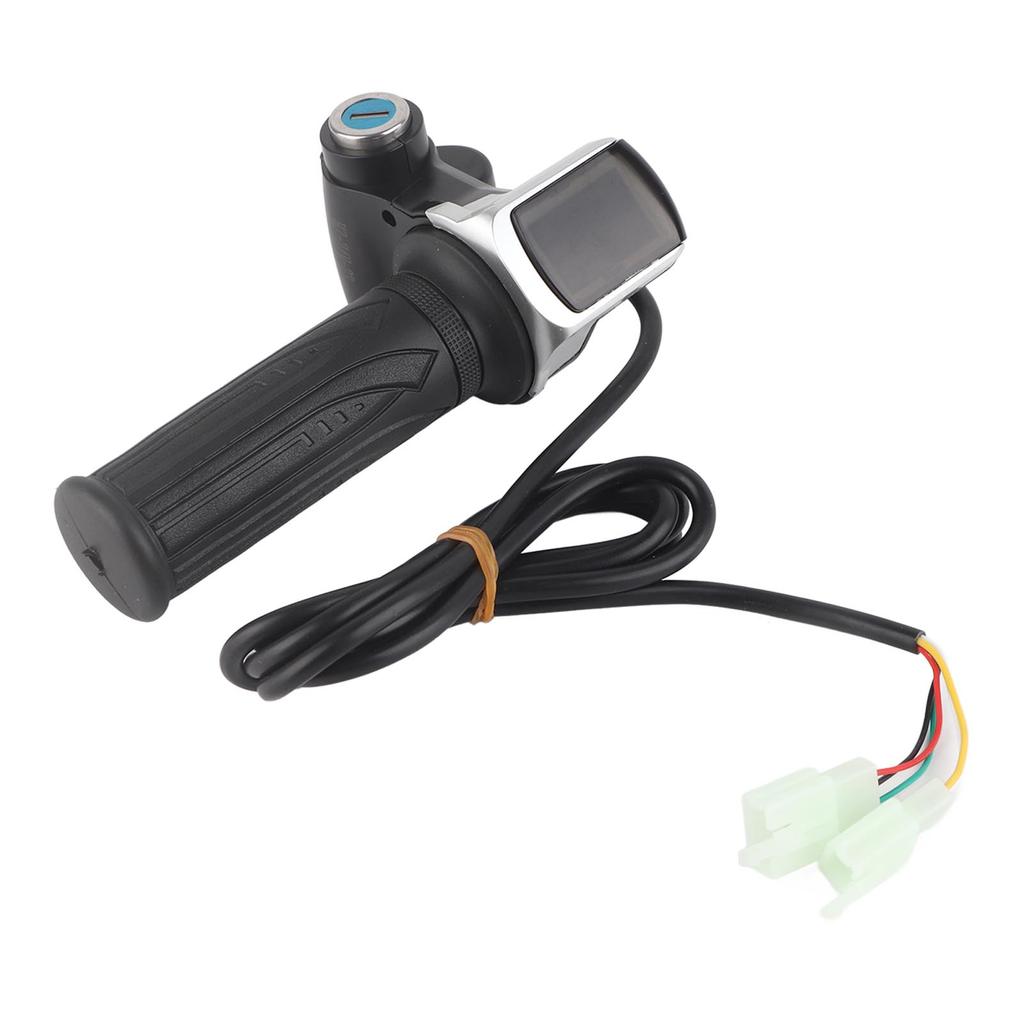 24V 800W Bike Controller With Square Screen Digital Display Throttle Grip Kit for Electric Tricycles