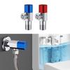 Brass 1/2inch Turn Angle Stop Valves Bathroom High Flows Hot/Cold Water Shut Down Valves Water Flows Control Valves
