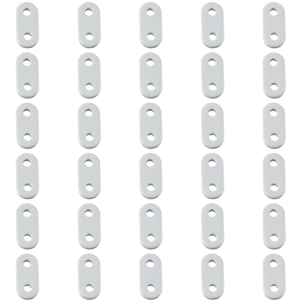 

30 шт. 1,49*0,63 дюйма, грузики для штор, белые наружные грузики для штор, спальня, душ