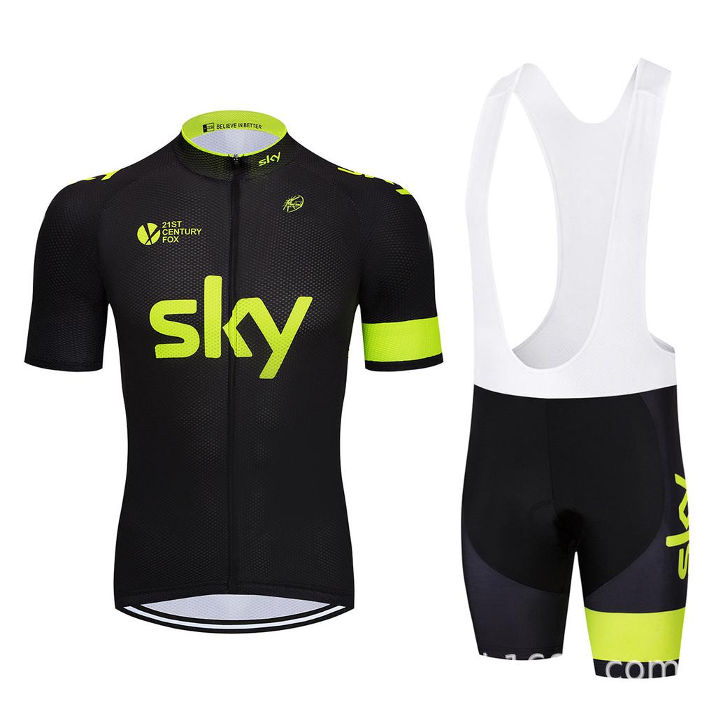 Short-sleeved Cycling Suit Summer Cycling Suit Men's and Women's Quick-drying Breathable Road Cycling Shirt