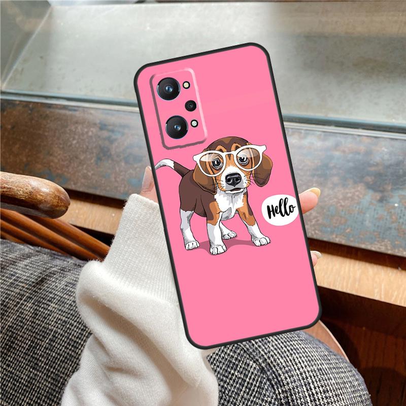 

Beagle Dog Animal Case For Realme 12 Pro Plus 11 13 14 C63 C61 C55 C51 C53 C25 C65 C67 C71 C75 GT6 GT7 15 Pro Realme 15 Pro