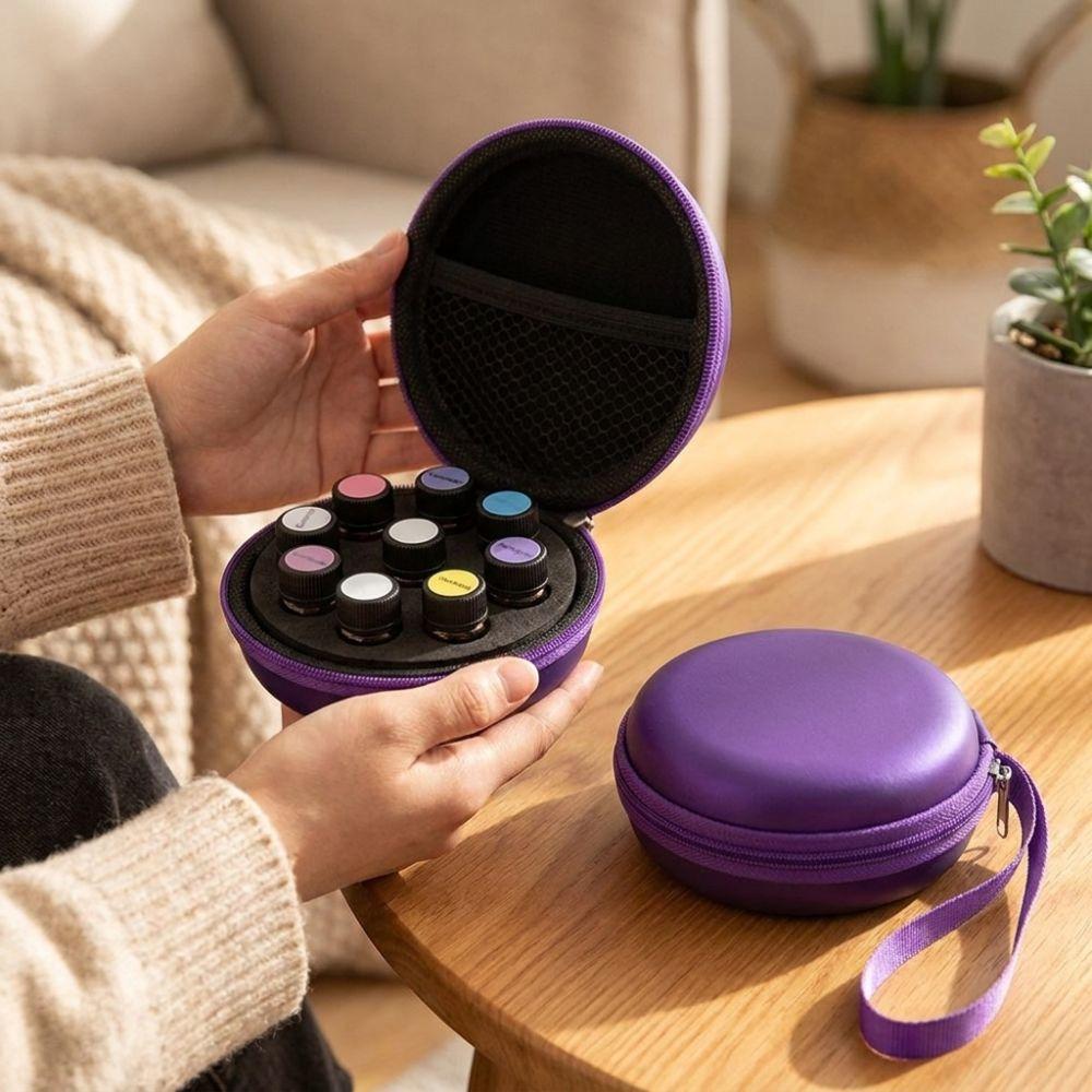 1-2ML Bottle Essential Oil Storage Box Hard Shell Insulin Vial Protector Diabetics