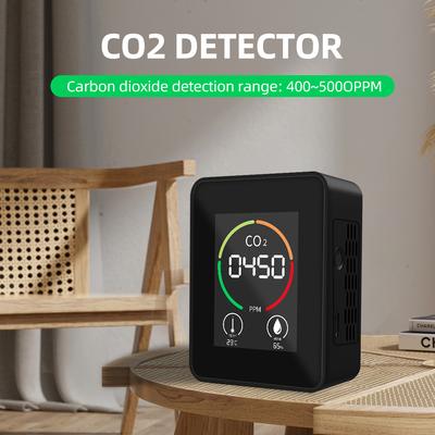 LCD Digital Air Quality Tester CO2 Detector Carbon Dioxide Detector Temperature Humidity Gas Monitor for Greenhouse Warehouse