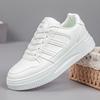 2025 Summer New Versatile Mesh Breathable Little White Shoes Women's Shoes Thick Baseplate Shoes Casual Sports Lace-up Mesh Shoes