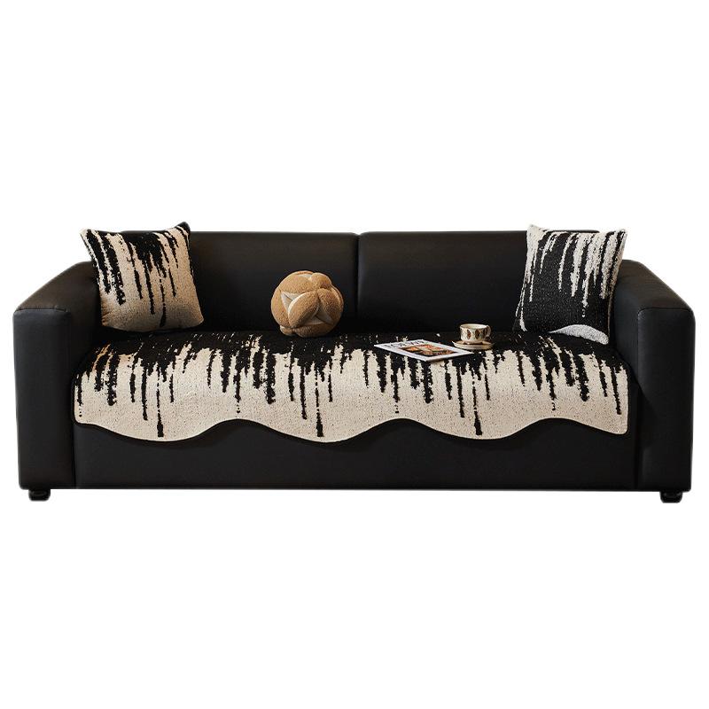 Light Luxury High-End Special-Shaped Sofa Cushion  New Four-Season Universal Straight Row Non-Slip Cover One-Piece Sofa Cushion