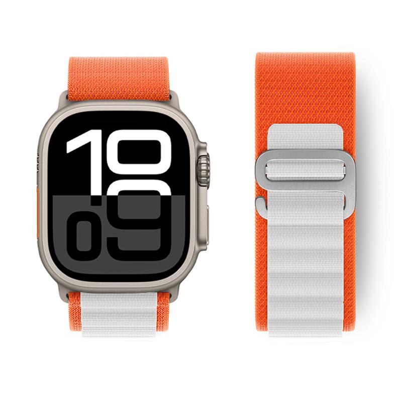 Bracelet Boucle Alpine pour Apple Watch Ultra 2 49mm 45mm 44mm 40mm 41mm 46mm 42mm 38mm Bracelet iWatch Series 10 SE 9 8 7 6 5 4