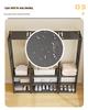 Thickened Floor-Standing Coat Rack with Multifunctional Storage and Dustproof Cover for Bedroom or Supermarket Use