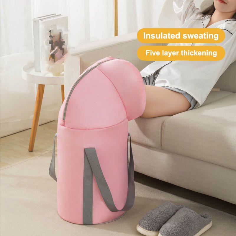 Secchio Pieghevole da Viaggio per Piedi Portatile Ispessito in Alluminio Fogliato Sacchetto per Piedi Secchio per Acqua Domestico Secchio Multifunzionale per Lavaggio Piedi