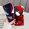 Funda Transparente Spiderman Venom Marvel Art Para Samsung Galaxy A57 A37 A56 5G A36 Fundas A55 A54 A35 A26 A07 A17 A16 A06 A36 A15 Cubierta