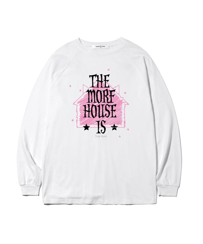 Deomopeuhauseu House Is Yours Print Oversized Long Sleeve [4 Colors]