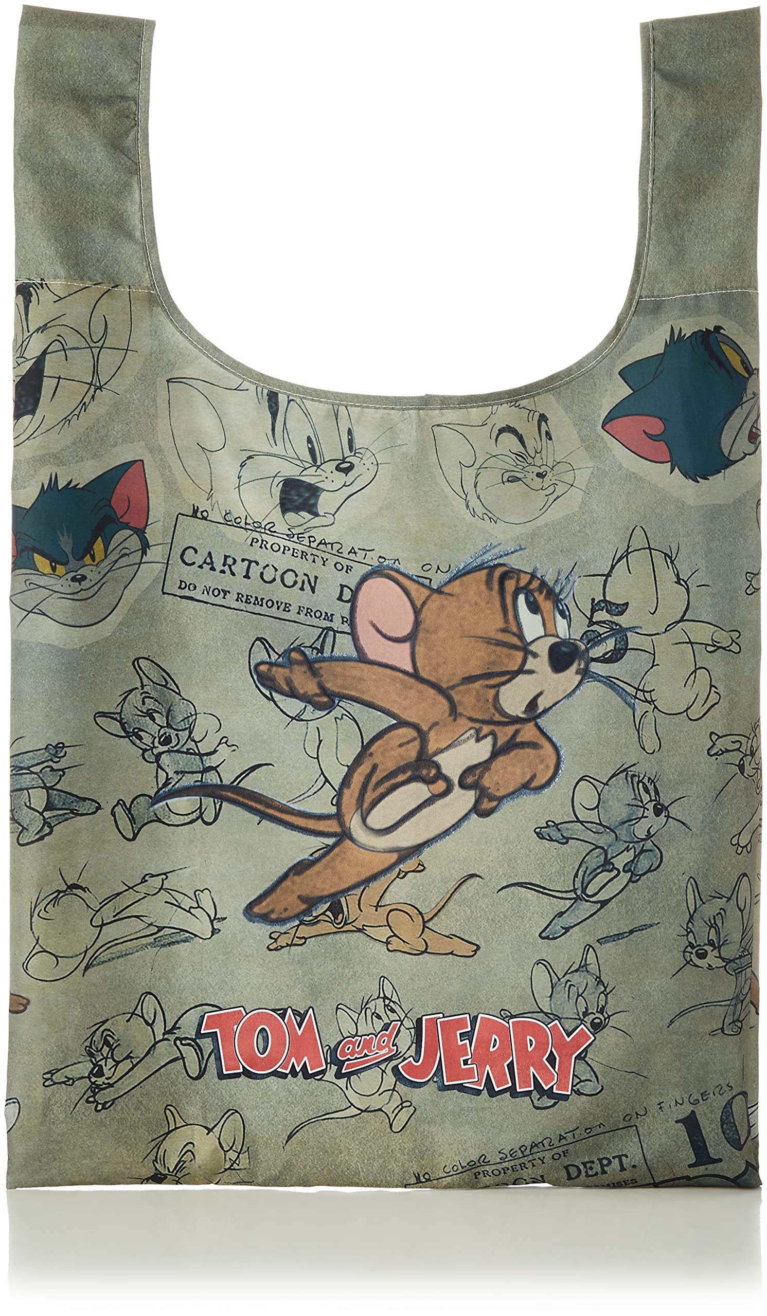 

Marushin Eco Tom and Vintage Jerry Made with Recycled Product 4105019000 Bag, Jerry, Line, H63.5xW40xD20cm (Folded 12x12cm), Polyester, Number