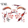 Funny Face Tattoos Halloween Tattoo Stickers, Waterproof Scary Makeup Decals for Party, Easy Apply Patch Temporary Wound Scar Body Art Kids