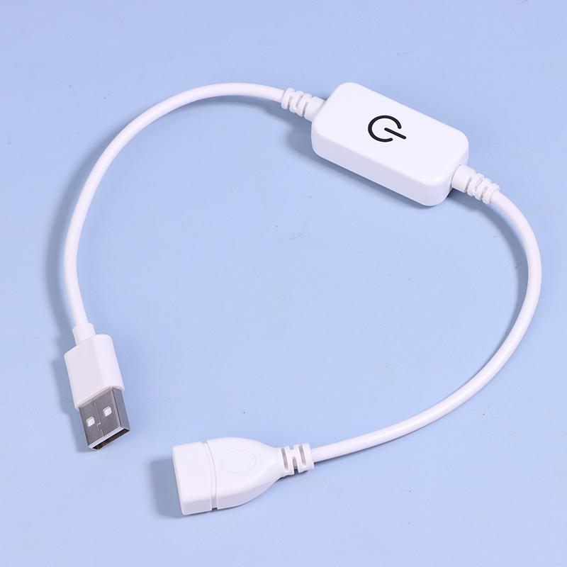 1Pc Usb Dc 5V Stepless Manual Knob Touch Led Dimmer Switch For 5050 2838 Strip Light 1 Channel Brightness Adjustment Controller
