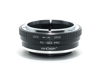 KONCEPCIÓ CANON FD Bajonett NEX E Bajonett Adapter PRO Lencsetisztító Kendővel K&F - fd-nex-pro (KFNEXPRO)