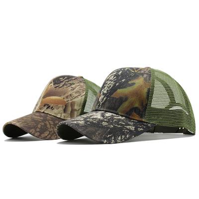 Outdoor Sports Visor Male Mesh Breathable Couple Cap Female Versatile Baseball Cap Curved Brim Camouflage Cap