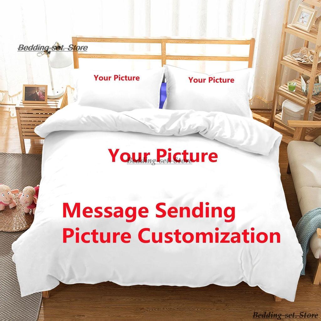 Kawaii The Demon Girl Next Door Bedding Set Single Twin Full Queen King Size Bed Set Adult Kid Bedroom Duvetcover Sets Anime