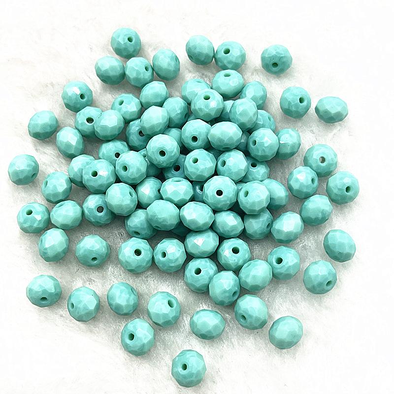 30pcs/lot 8x6mm Rondelle Austria Faceted Crystal Glass Beads,Wheel Beads,Transit Beads For Jewelry Making diy Bracelet Necklace