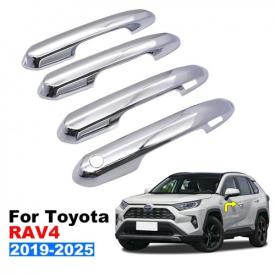 For -2025 Toyota Crown Highlander Car Handle Covers Chrome Keyless Side Door