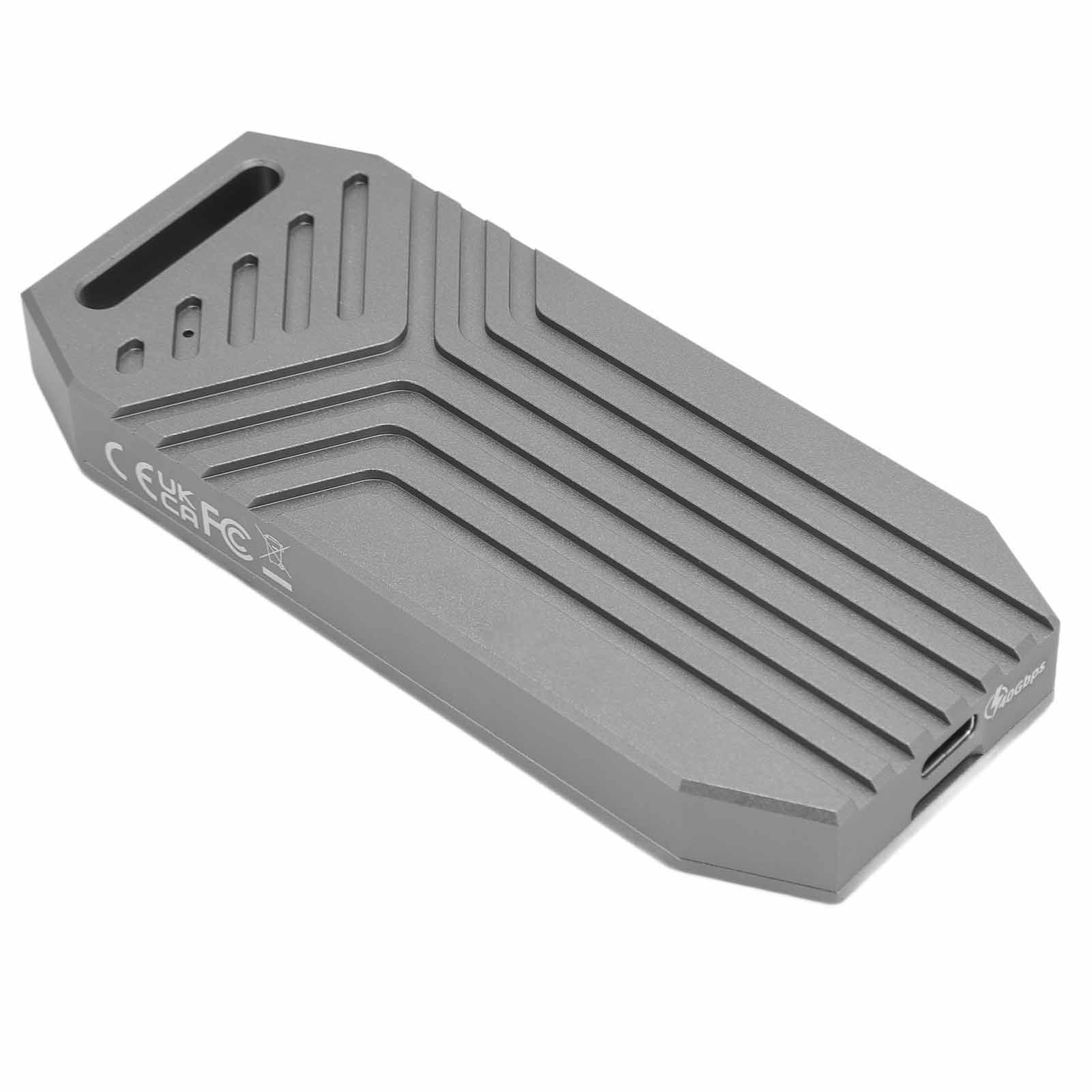 

Корпус твердотельного накопителя USB4.0 M.2 NVMe 40 Гбит/с, полностью изготовленный на станке с ЧПУ из алюминиевого сплава, корпус твердотельного накопителя USB4.0 M.2 NVMe