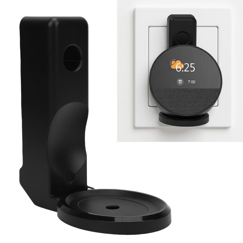 Wall Mount Holder Fit for   Spot 2024 Speaker Stable Space Saving Outlet Speaker Shelf with Cable Management