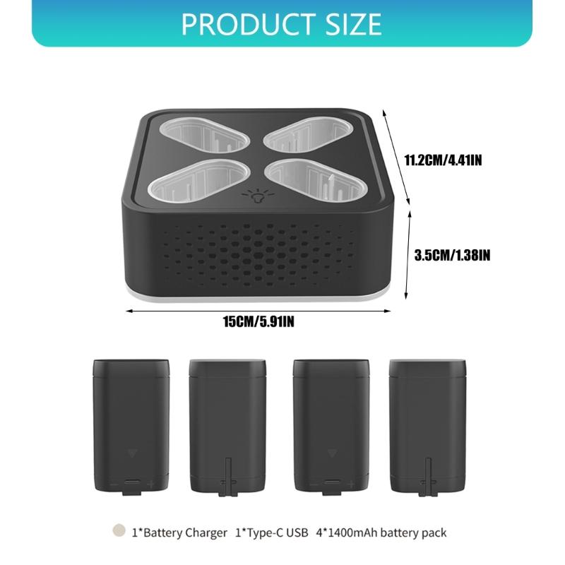 Wireless Controller Charging Base and Fast Charging Battery for X/S Rechargeable Battery Packs with Chargers