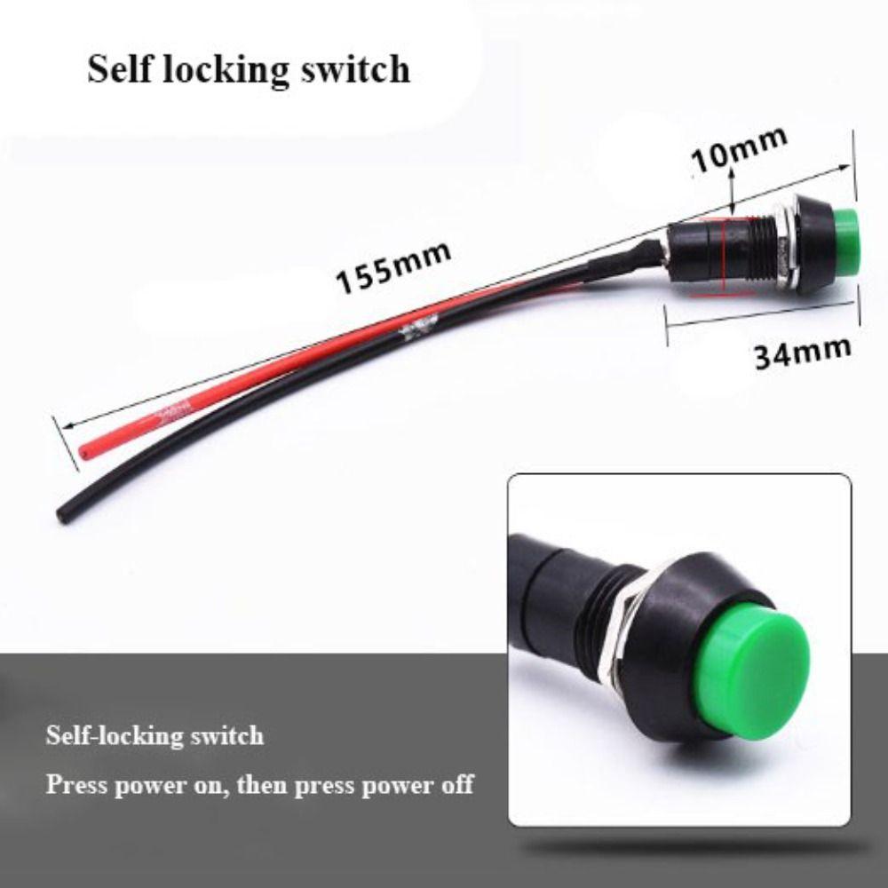 2pcs Plastic Motorcycle Modification Accessories Independent Switch  Electric Vehicle Accessories