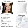 Fan Bingbing Cushion Cover Soft Decorative Pillow Case Suitable For Bedroom Sofa Car Travel Use