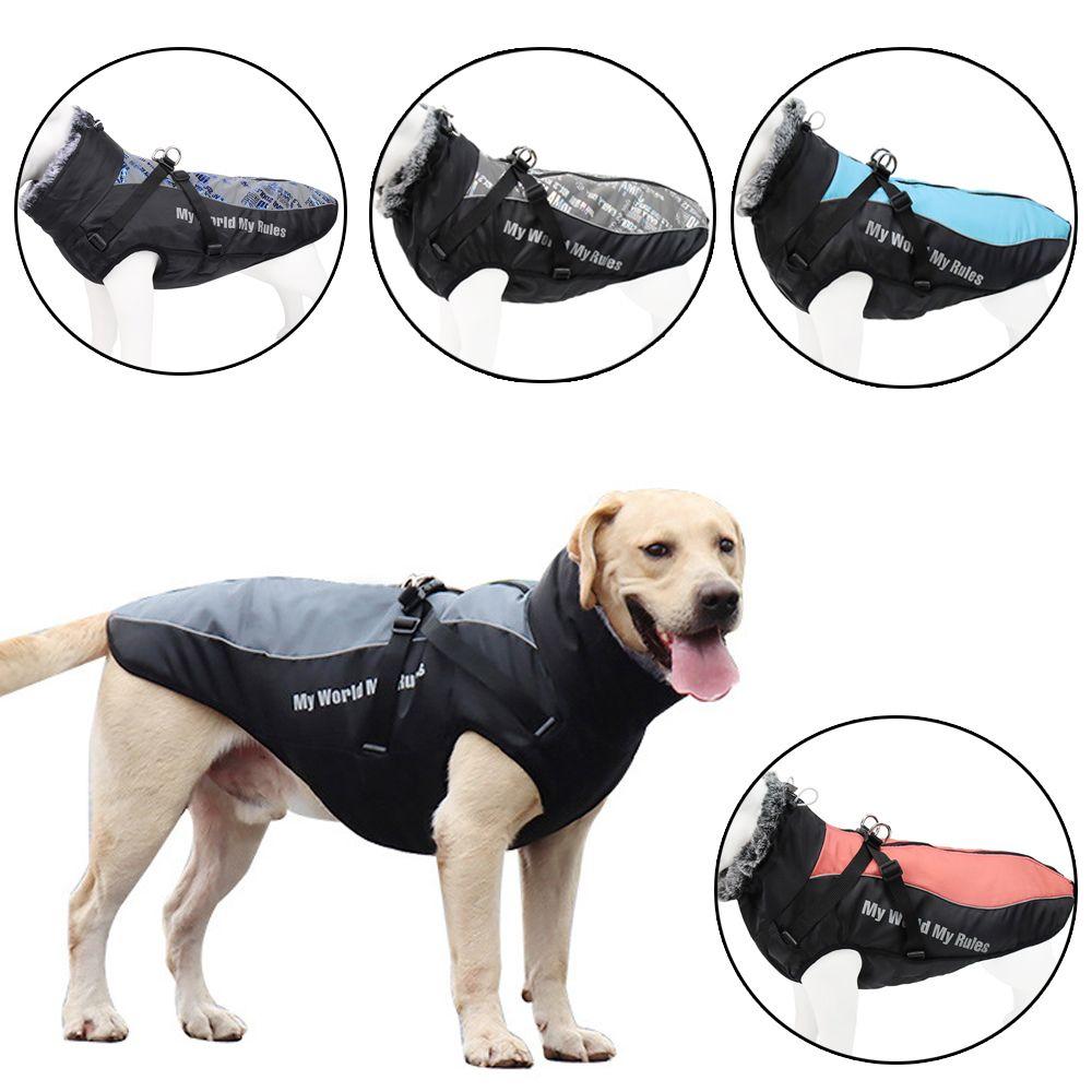 

Thick Reflective Warm Hoodie Clothes Zipper Coat Autumn & Winter Pet Jackets