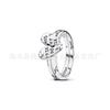 Elegant Copper S925 Heart Skull Ring Featuring Modern Geometric Design For Women