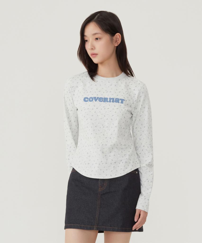 COVERNAT WOMAN Cooper Logo Long Sleeve White