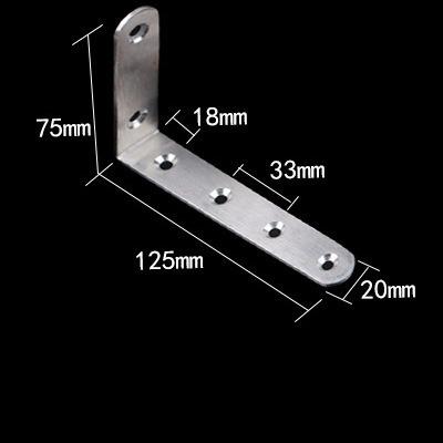 Angle Stainless Steel Corner Brackets Glass Fasteners Protector Nine Size Corner Stand Supporting Furniture Hardware