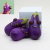 Relief Eggplant Stress Toy Extrusion Rebound Toy Portable Kids Gifts Birthday