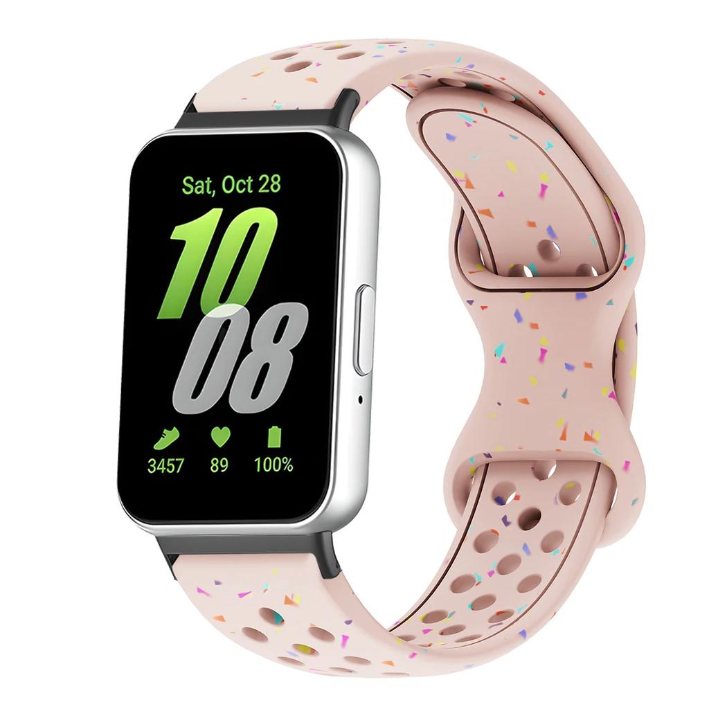 Silikonarmband für Samsung Galaxy Fit 3 Uhrenarmband Sportarmband für Samsung Galaxy Fit3 Ersatzarmband Zubehör
