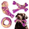 Durable Nylon Material Chew Toys Beef Aroma Interactive Dog Toys Tough Chew Teeth Cleaning Toy for Large Medium Small Varieties