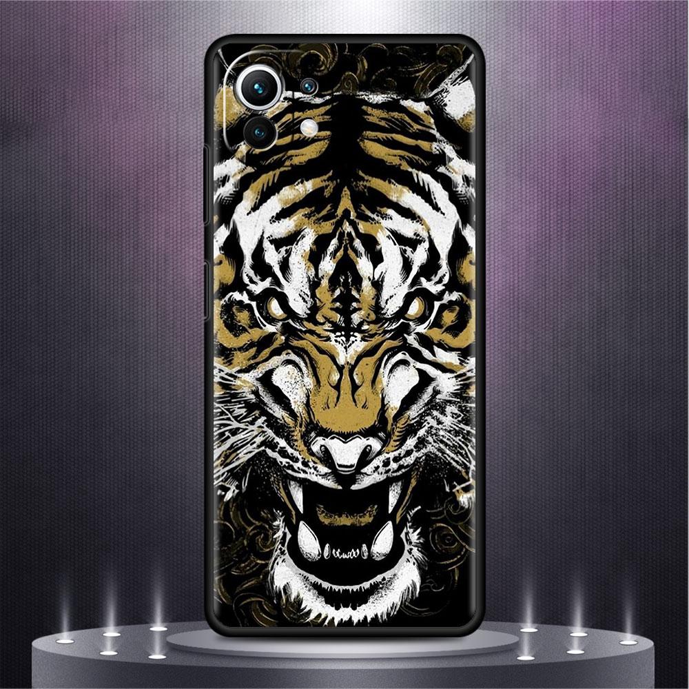 Case For Xiaomi Mi Poco X3 NFC M4 F3 C40 11 11T 10T Pro 12 9T 9 10 Lite Back Soft Phone Cover Lion Wolf