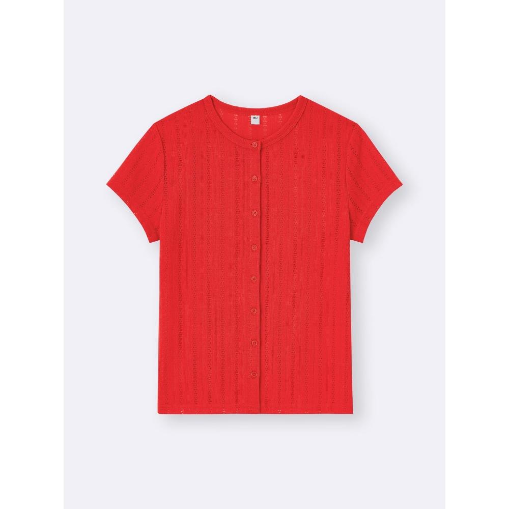 GU by Uniqlo FronT BuTTon PoinT Tail T Osq+e