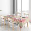 Floral Printed Tablecloth Extra Large Size Decorative Kitchen Table Cover for Dining Room Set 54 X 108, Pink Green Floral Design