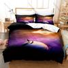 Cool Vintage Rose Fox Planet Pattern 3 In 1 Bedding Set Quilt Cover With Two Pillowcases Sweet Bedroom Home Gift Little Prince A