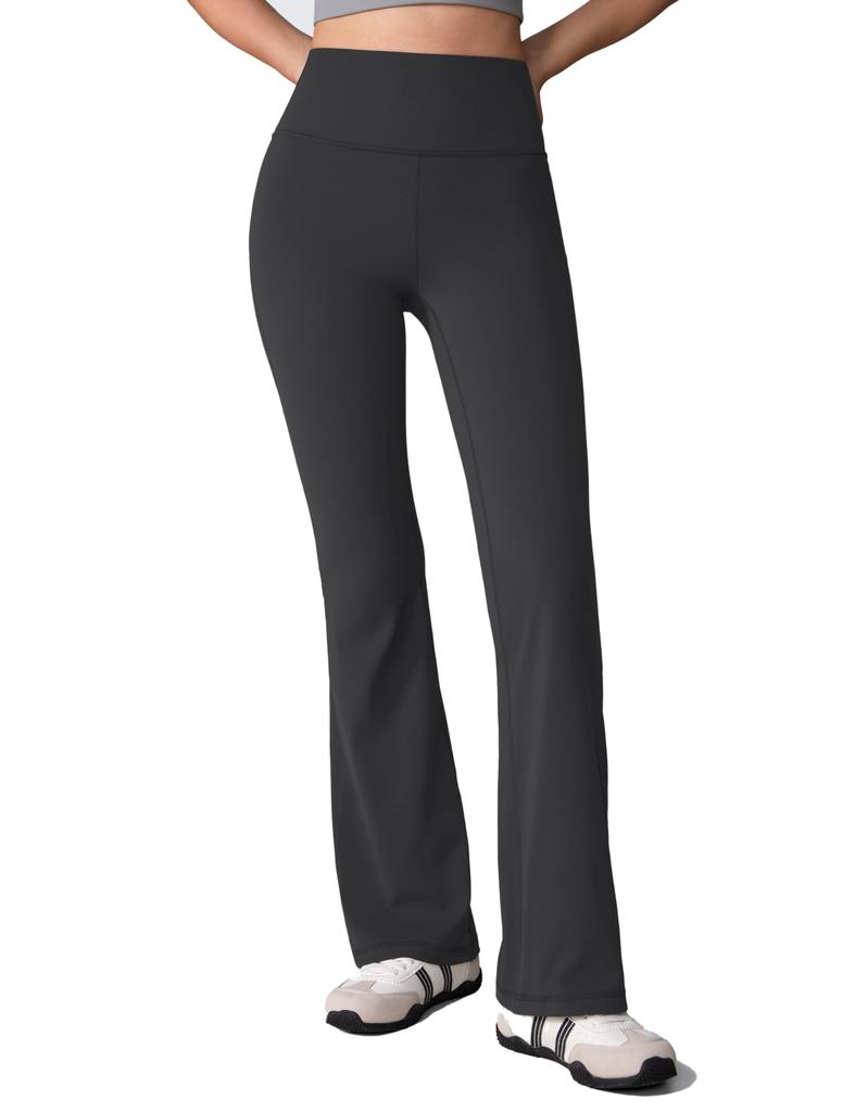 CRZ YOGA Flared Yoga with Asian Mysterious Size XL Leggings, High-Waisted, Stretch, Moisture-Wicking, Quick-Drying, Fitness, Pockets, 30-Inch Inseam,