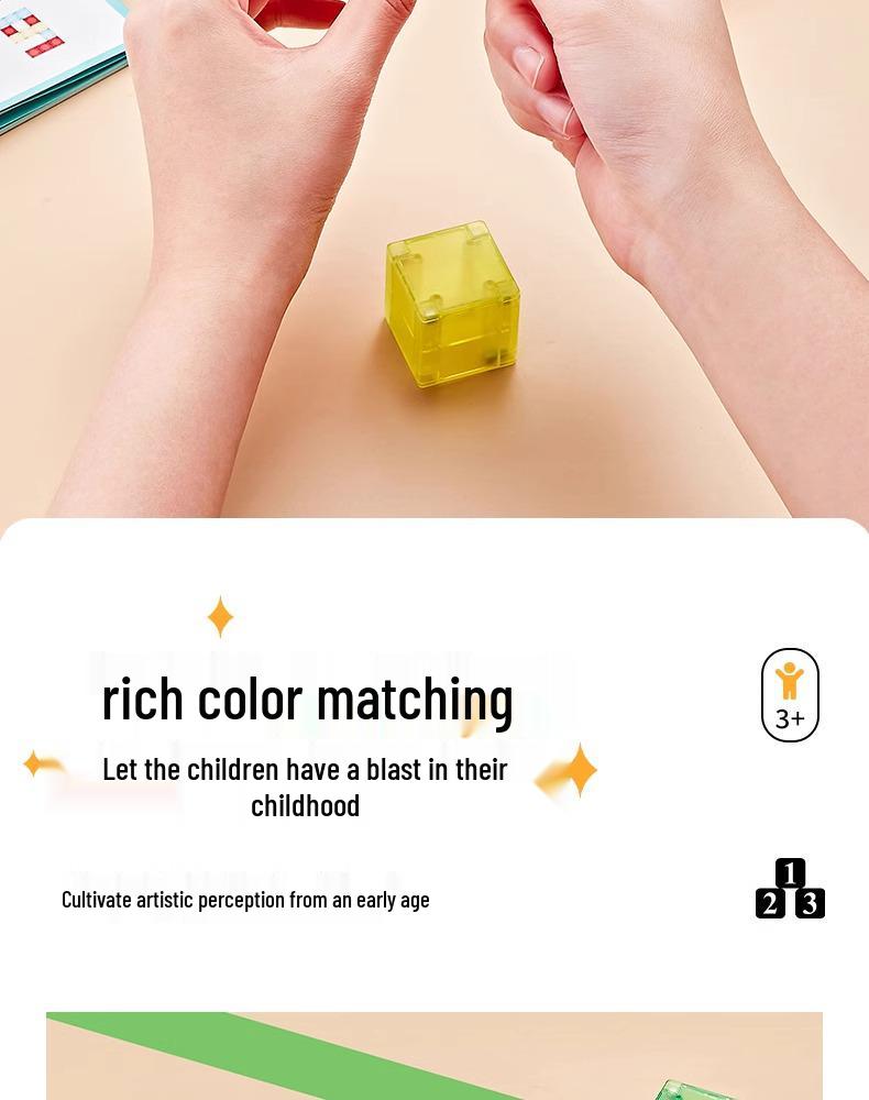 DiGe Magnetic Cube Blocks: 3CM Strong Magnets for Kids, 30-Piece Set for Math and Early Education Geometric Number Sense Teaching Aids.