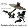 2Pcs Car Vent Mini Drum Crash Cymbal for Car Vent Car Dashboard Percussion Turn Your Ride Into A Rhythm Zone Drummer Car Accessory