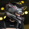 Motorcycle Helmet Men's Warm Winter Locomotive Double Lens Electric Vehicle Women's Cycling Four Seasons Full Helmet
