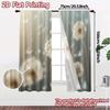 2pcs   2D FLAT PRINTING Curtains (Without Rod) Dandelion Dreams Modern Window Curtain 100% Polyester Curtains Decorations For