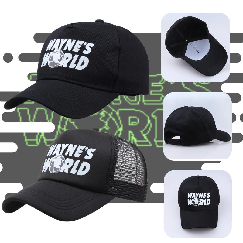 Printed Waynes World Baseball Cap Outdoor Cotton Sun Protect Unisex Hat Casual