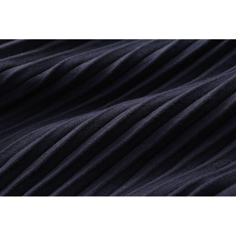 Great Value Feedback ~ Revoked by Brand High Waist Slim Looking Autumn and Winter Thickened Knitting Skirt Mid-Length Slit Sheath Skirt